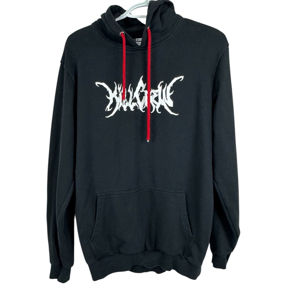 Kill Crew “The gym is my psych ward” hoodie black sz M